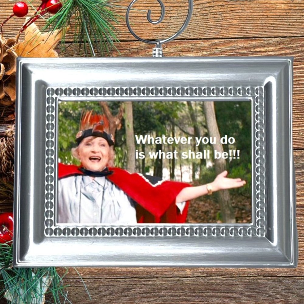 Betty White Quote The Proposal Movie Memorabilia Christmas Tree‎ Ornament